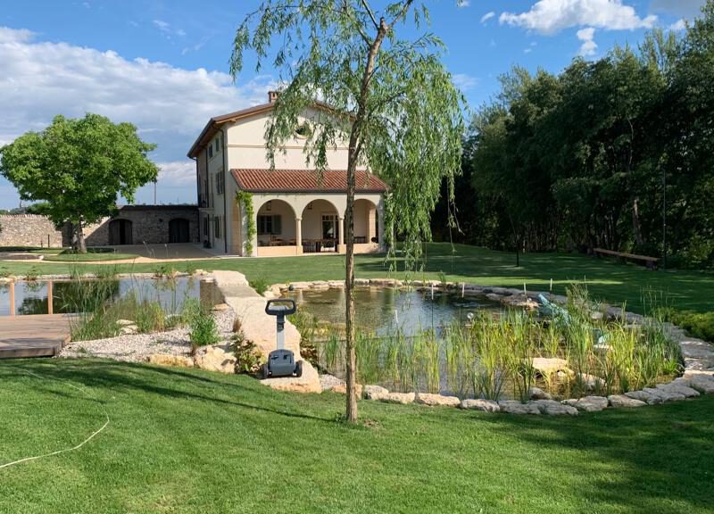 Biolago con Fitodepurazione della Biopiscina a Corte Lanfranconi